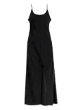 VETEMENTS draped asymmetrical dress - Black