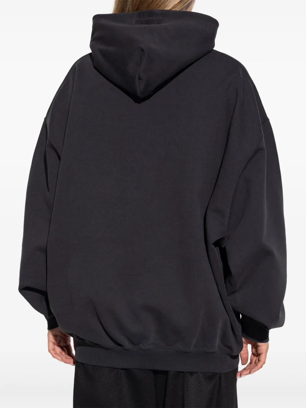 VETEMENTS Hoodie met print Zwart