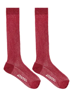 【ISABEL MARANT】Logo Socks/追跡+関税+全国送料込み Designer Socks for Women | ISABEL MARANT Official Online Store