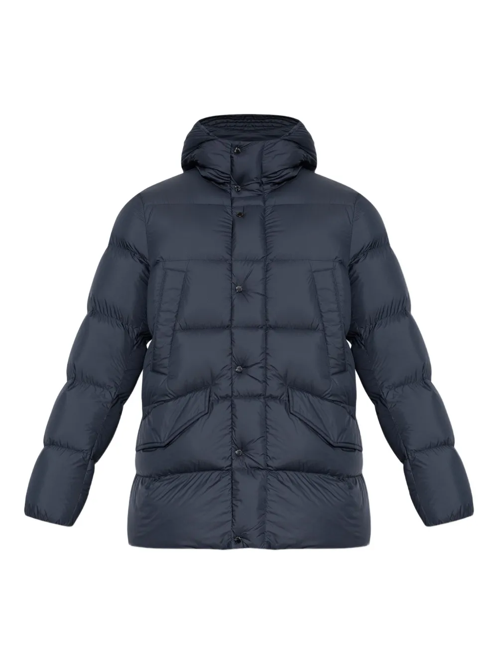 Woolrich hooded puffer jacket Blauw