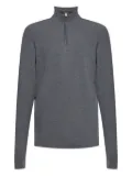 Sease stand-collar half-zip sweater - Grey