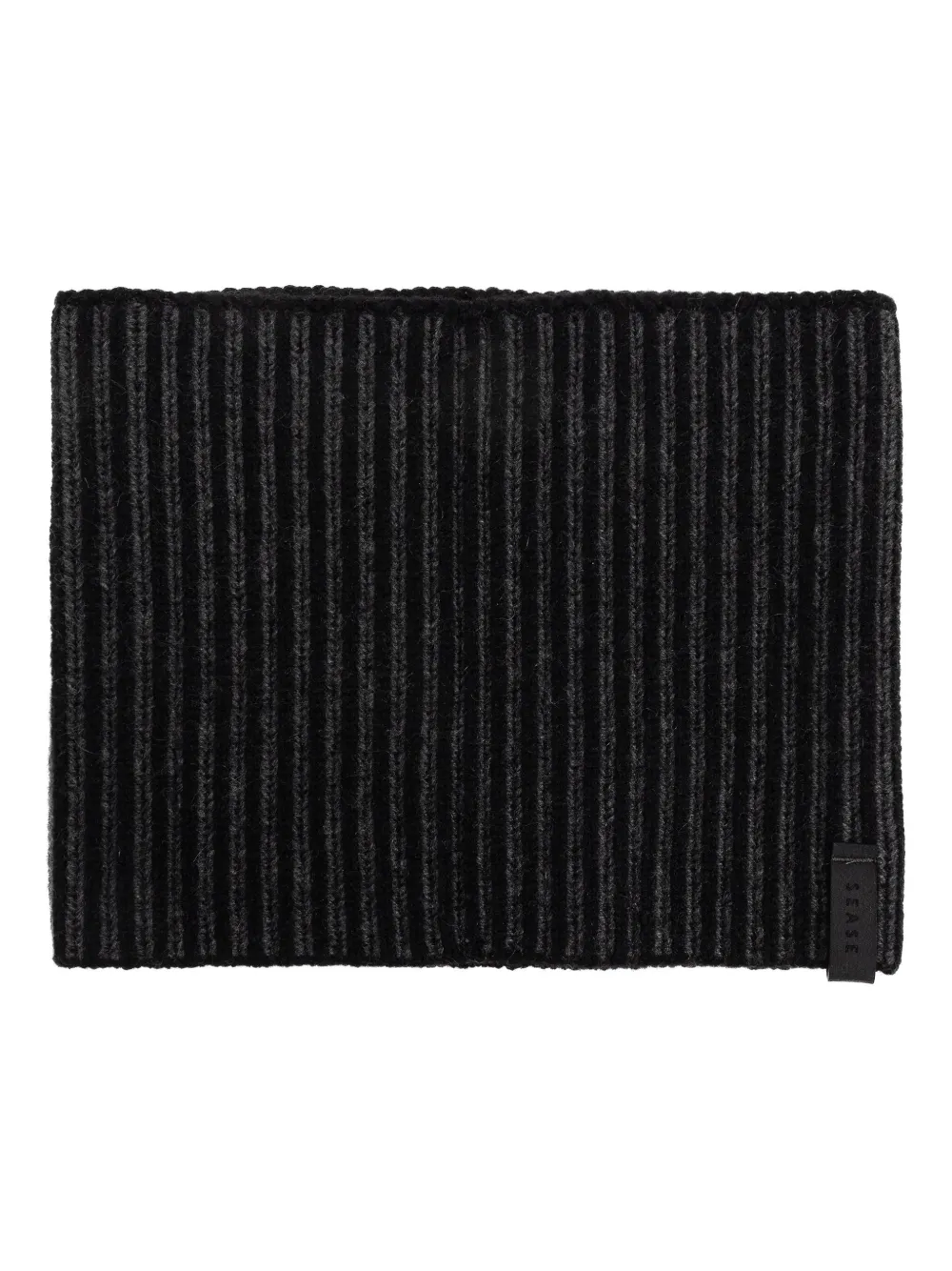 ribbed cashmere scarf