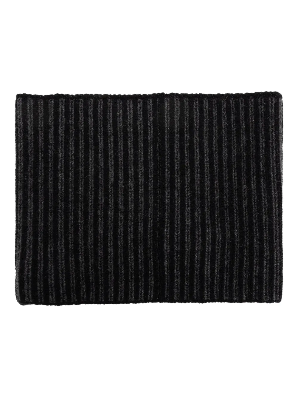 Sease ribbed cashmere scarf - Zwart