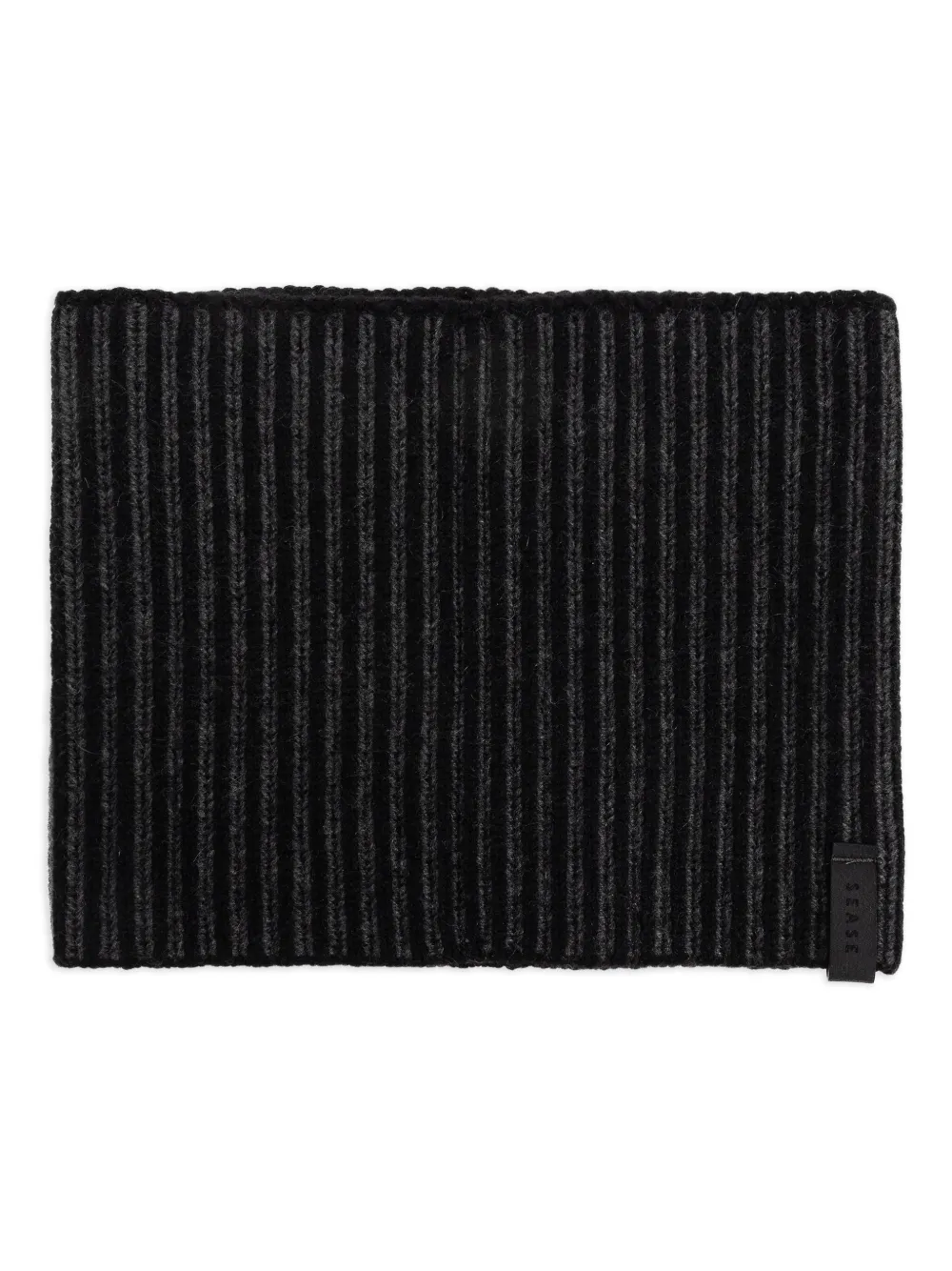 ribbed cashmere scarf
