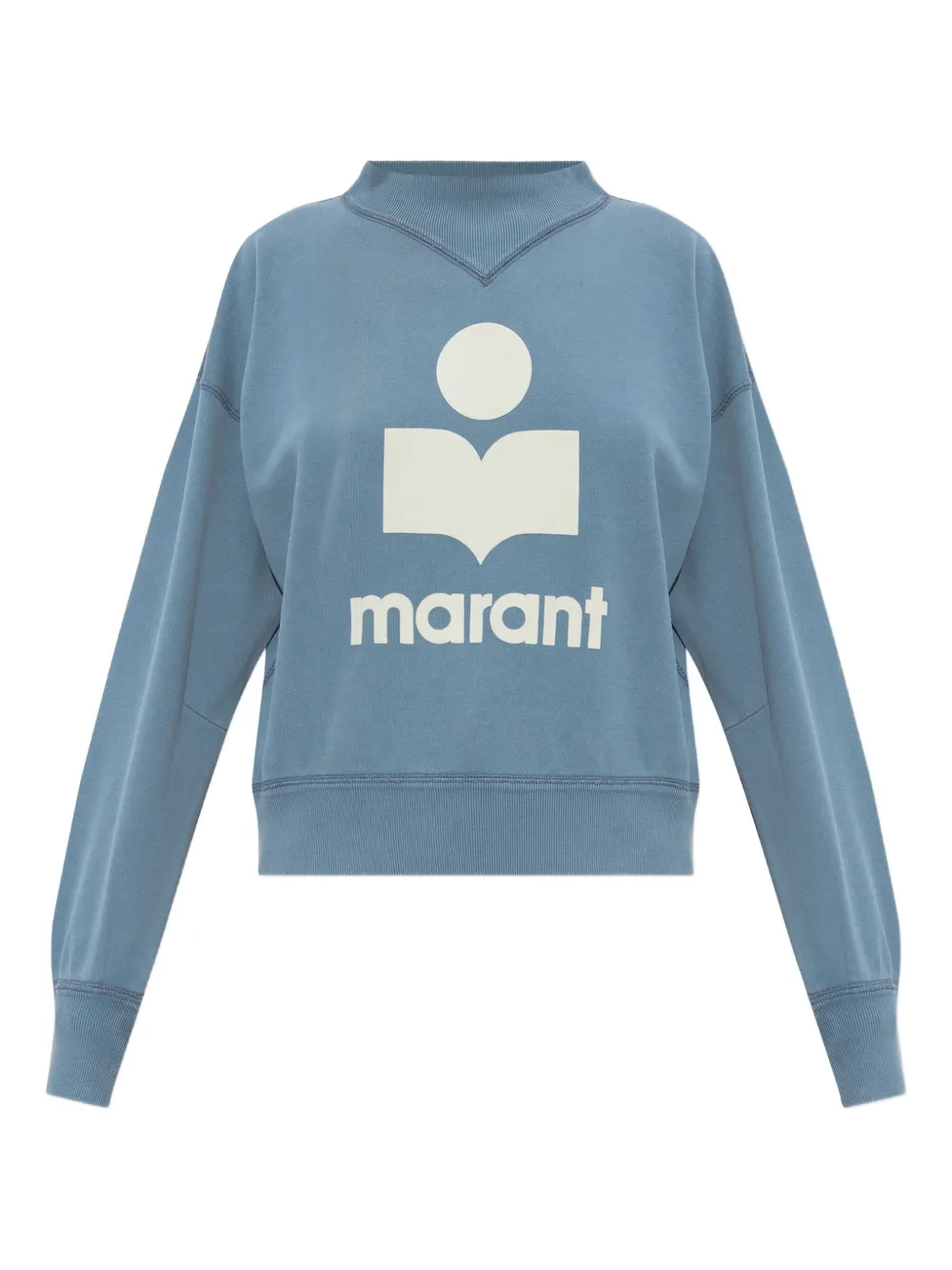 MARANT ÉTOILE logo-print cotton-blend sweatshirt