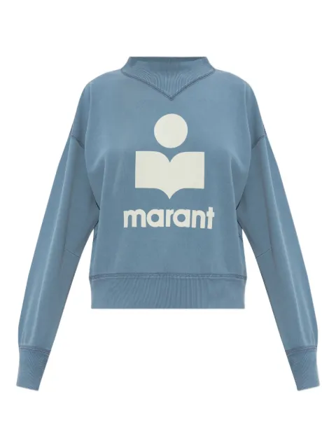 MARANT ÉTOILE logo-print cotton-blend sweatshirt