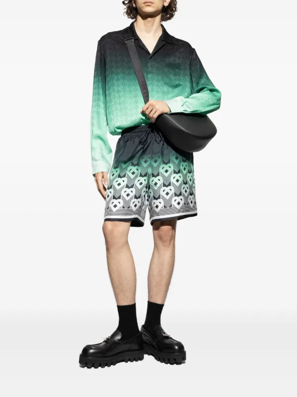 Casablanca グラデーション シルクシャツ | グリーン | FARFETCH JP