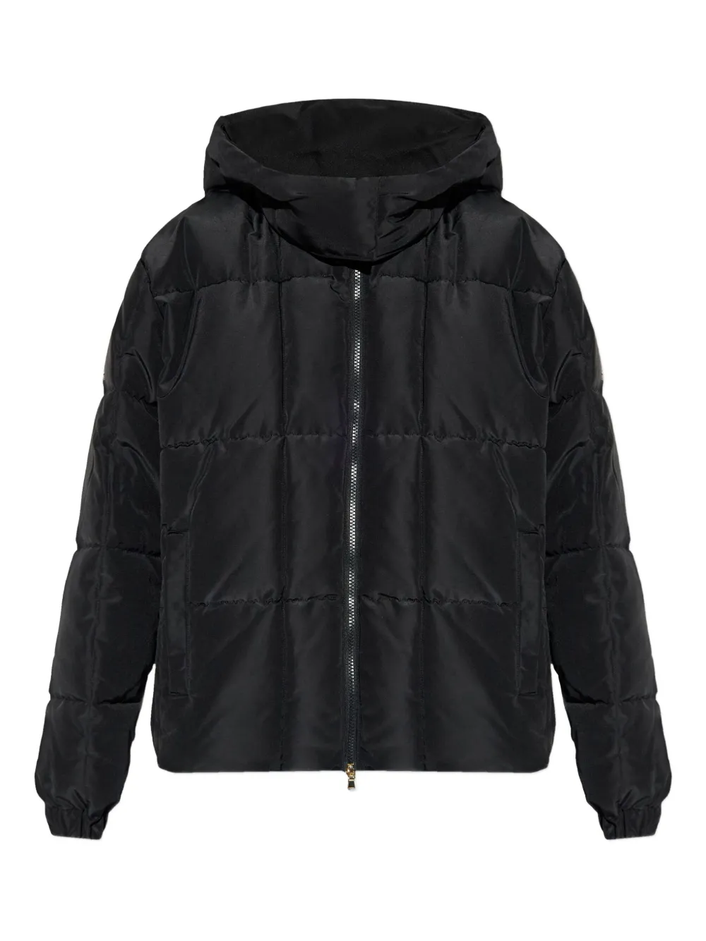 Ea7 Emporio Armani logo-print puffer jacket UC001 BLACK