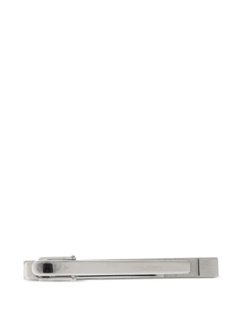 Lanvin platinum-plated rectangular tie clip