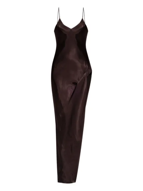 VETEMENTS side-slit slip maxi dress