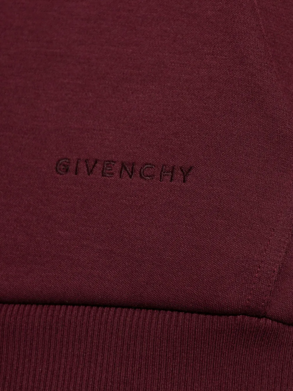 Givenchy Hoodie met geborduurd logo Rood