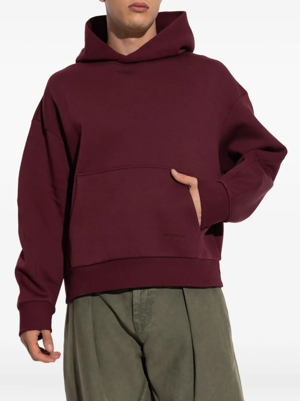 Givenchy hoodie con logo bordado | rojo | Image 1