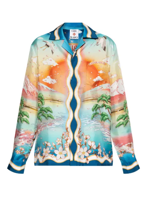 Casablanca Tennis Club silk shirt 