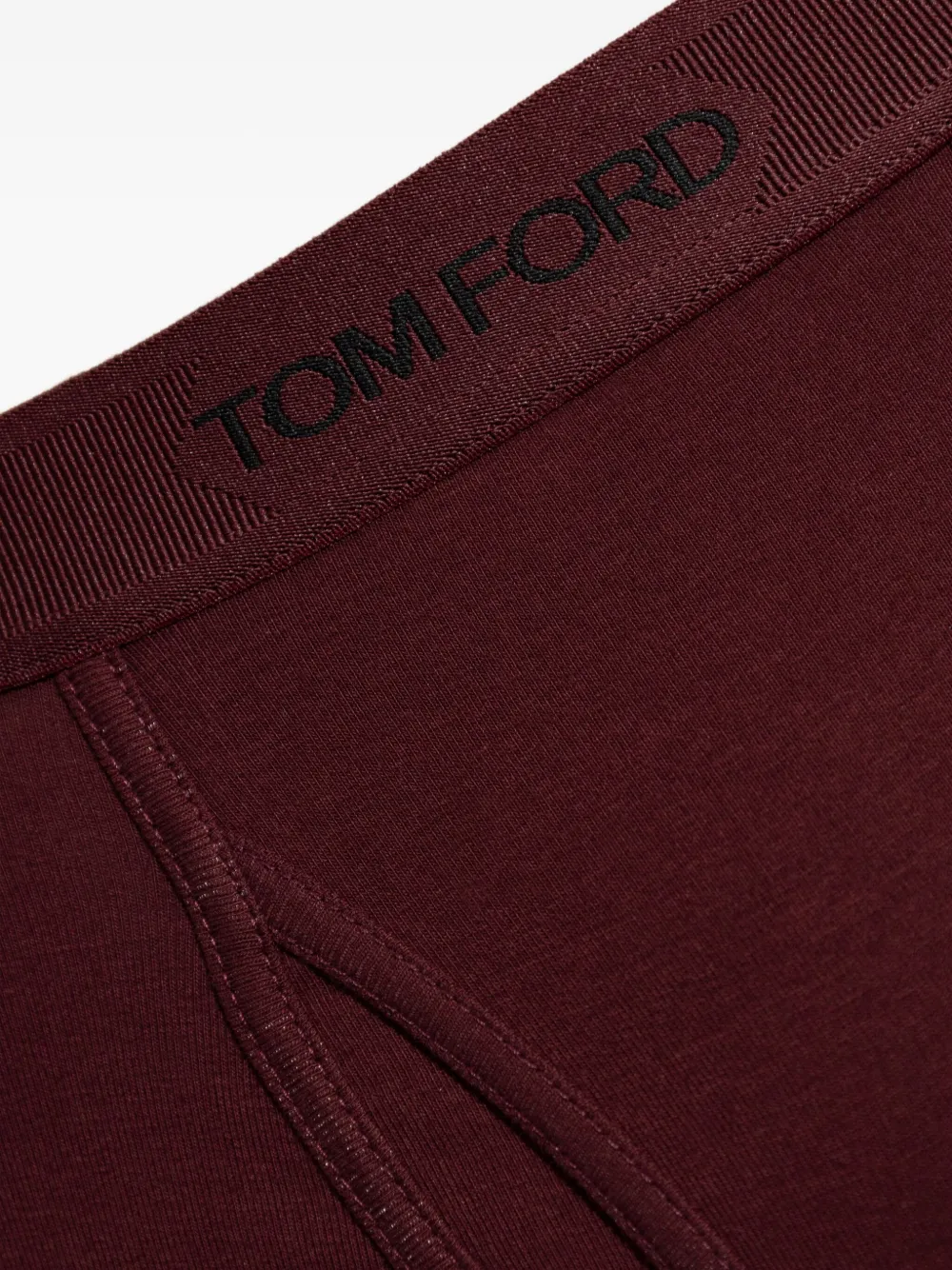 TOM FORD Boxershorts van katoenblend met logo Rood