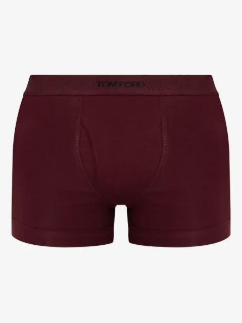 TOM FORD logo cotton-blend boxer shorts