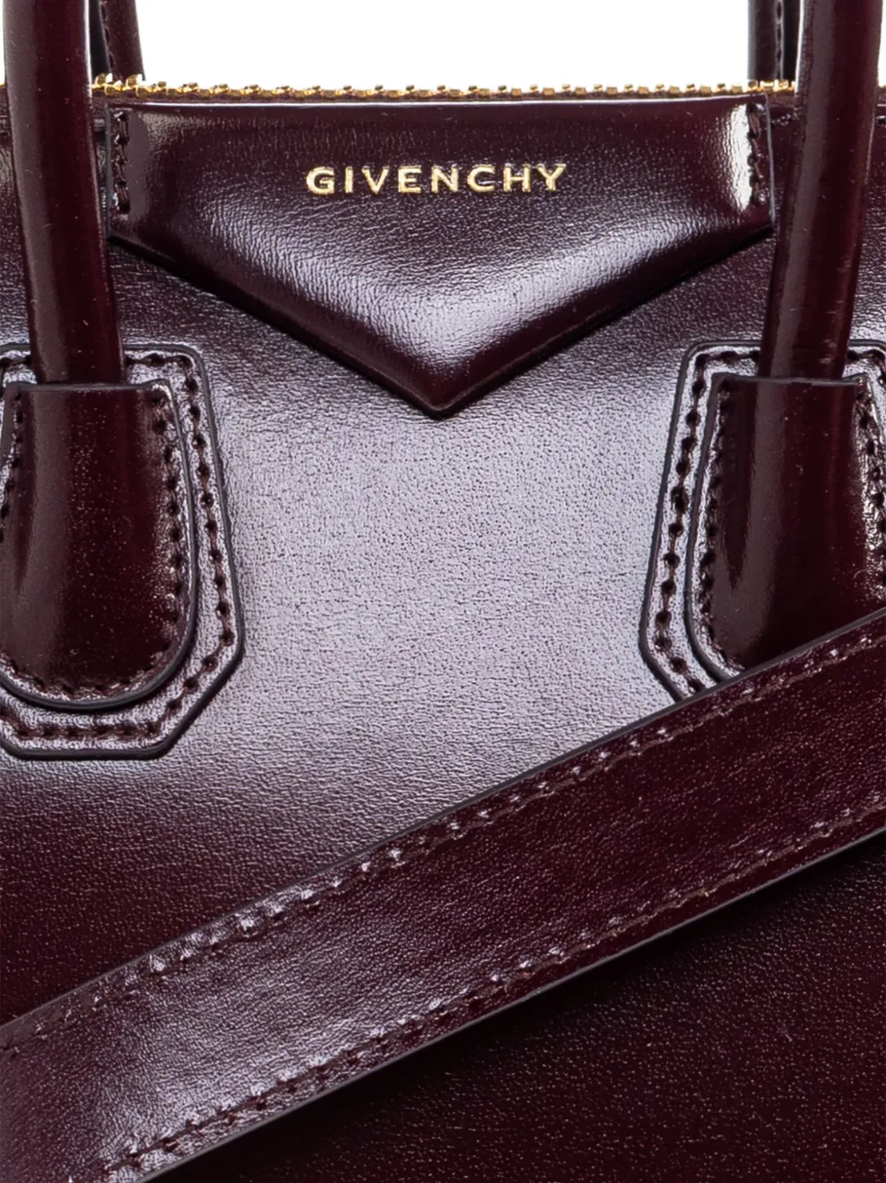 Givenchy Leren shopper Bruin