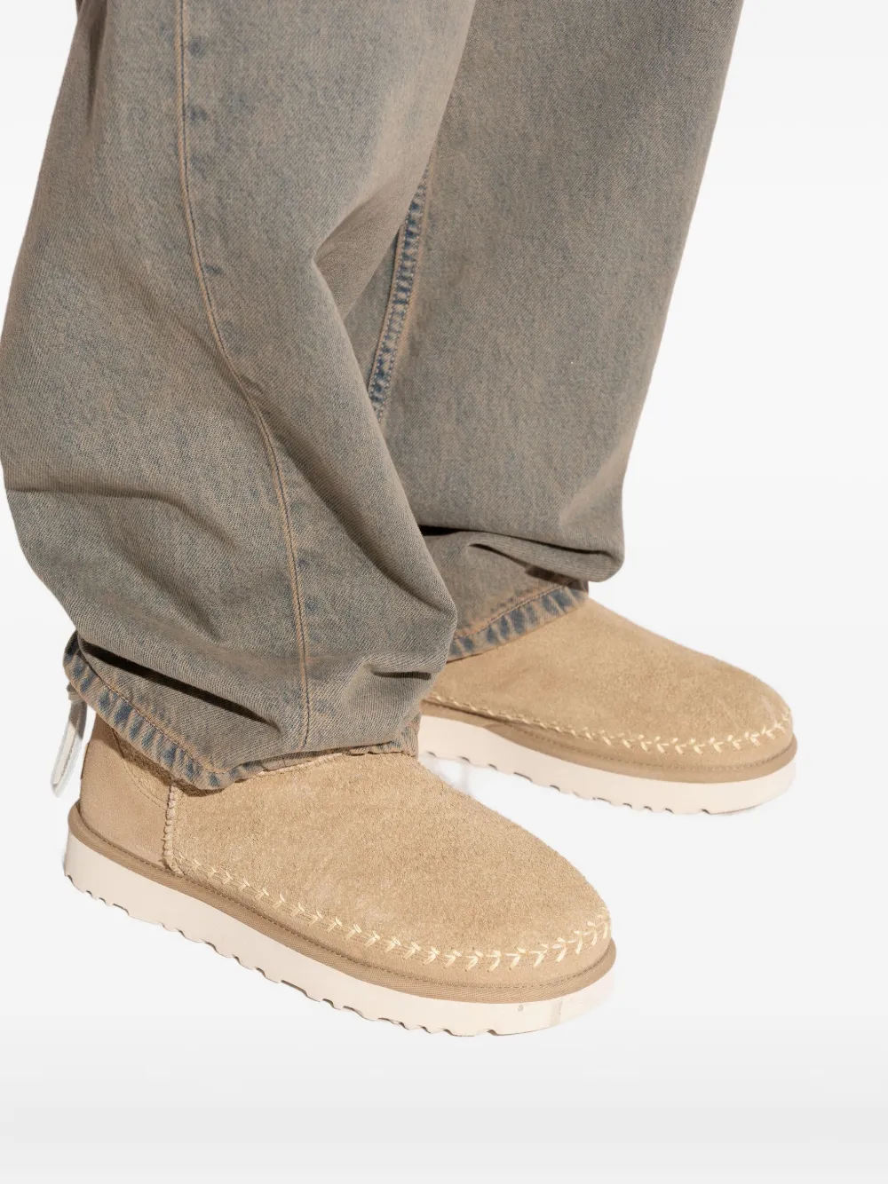 UGG Ultra Mini stitched boots Neutrals