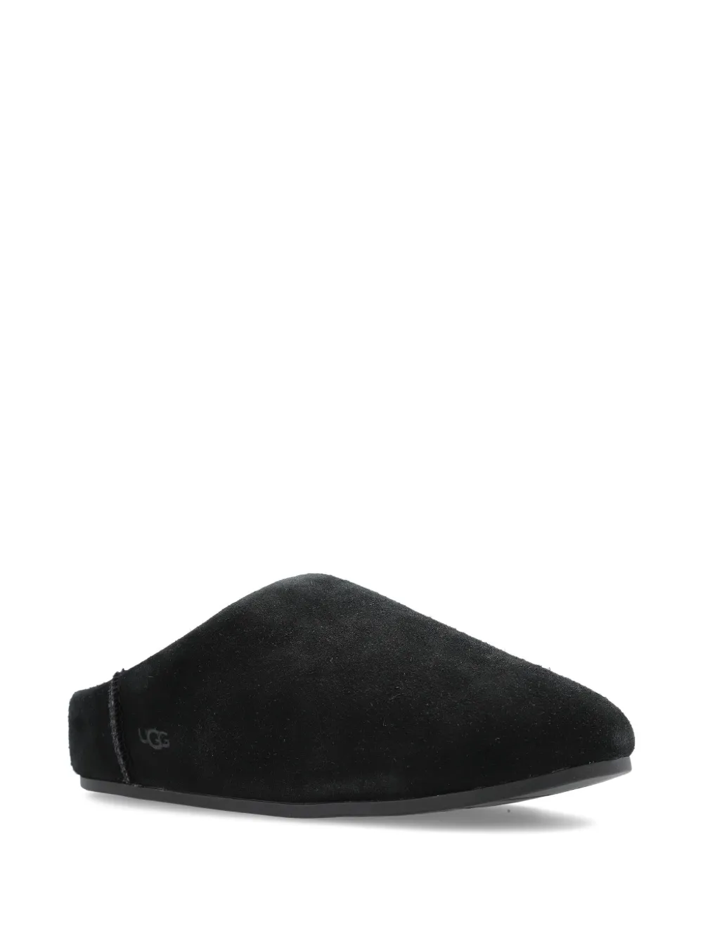 UGG Suède lammy slippers - Zwart