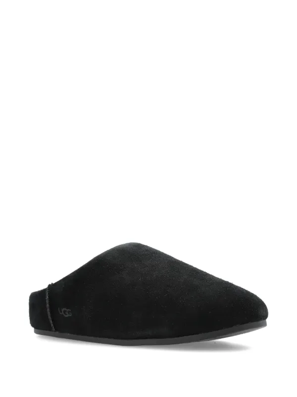 UGG スエード シープスキン スリッポン | ブラック | FARFETCH JP