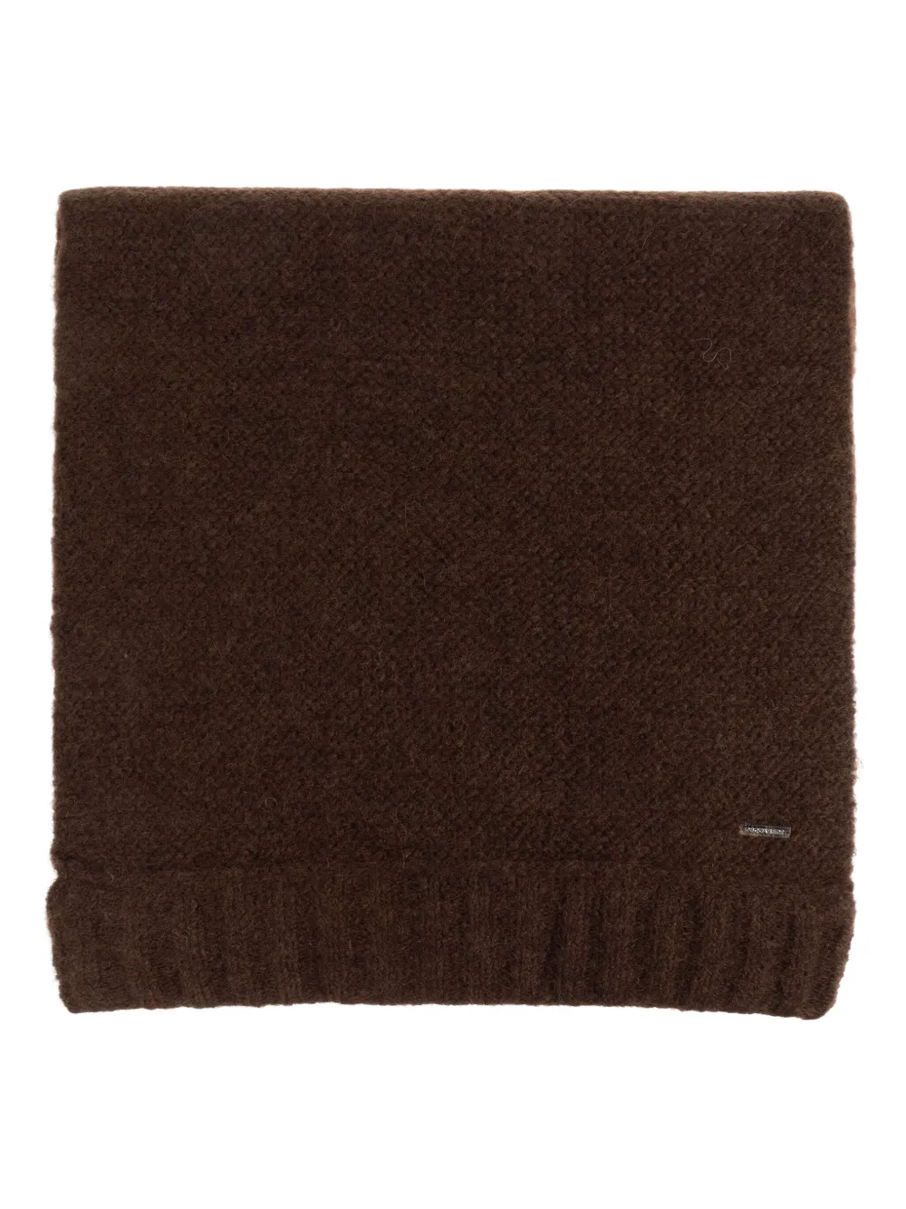 Dsquared2 Alpaca Scarf In Brown