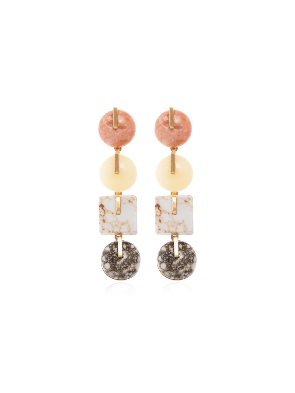 Laguna stone-gold earrings