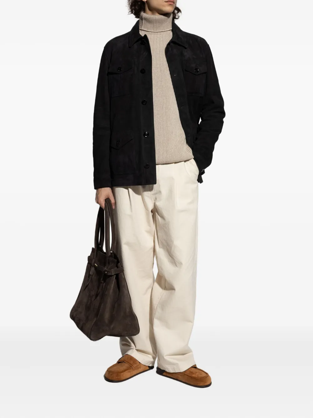 TOM FORD Jack met klepzak Zwart