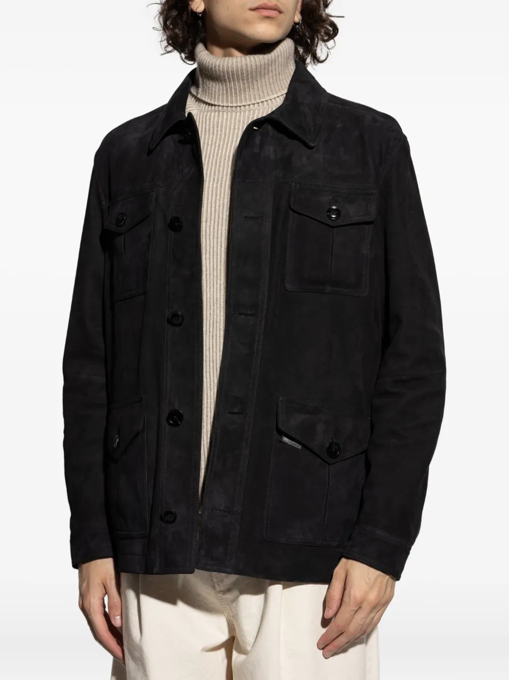 TOM FORD Jack met klepzak Zwart