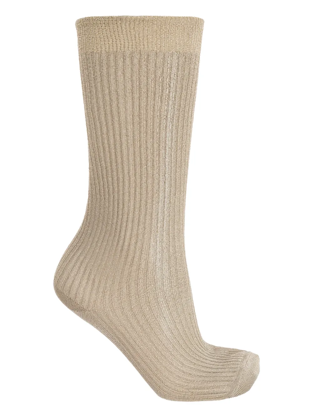 ISABEL MARANT logo-embellishment socks Beige