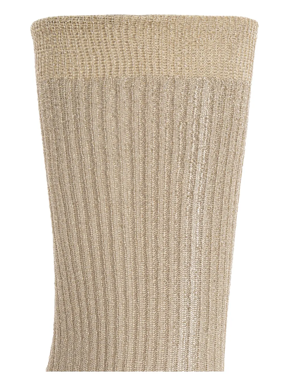 ISABEL MARANT logo-embellishment socks Beige