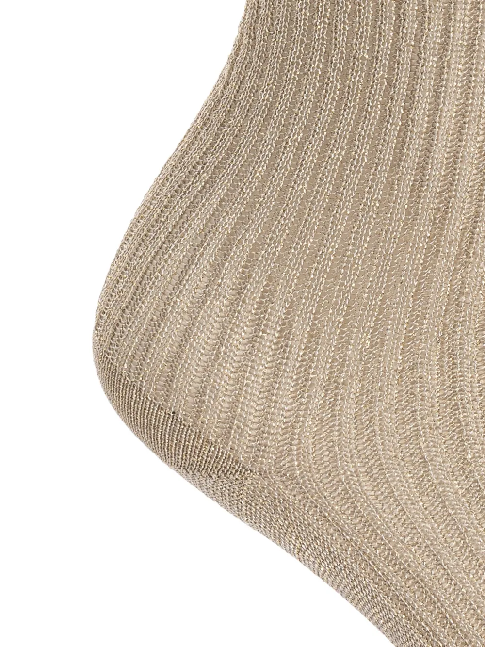 ISABEL MARANT logo-embellishment socks Beige