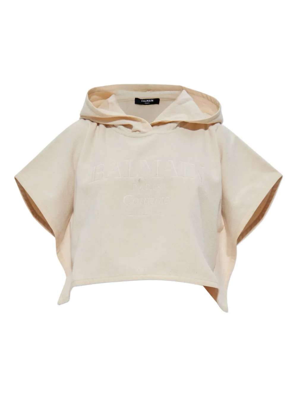 Balmain Katoenen hoodie Beige