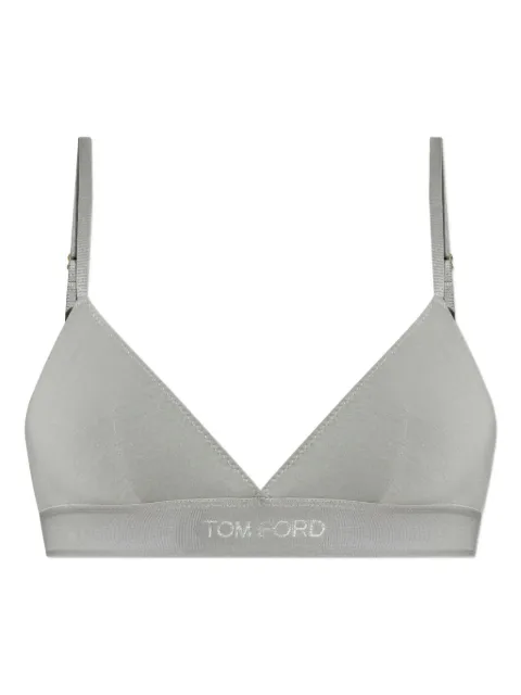 TOM FORD logo-underband triangle bra