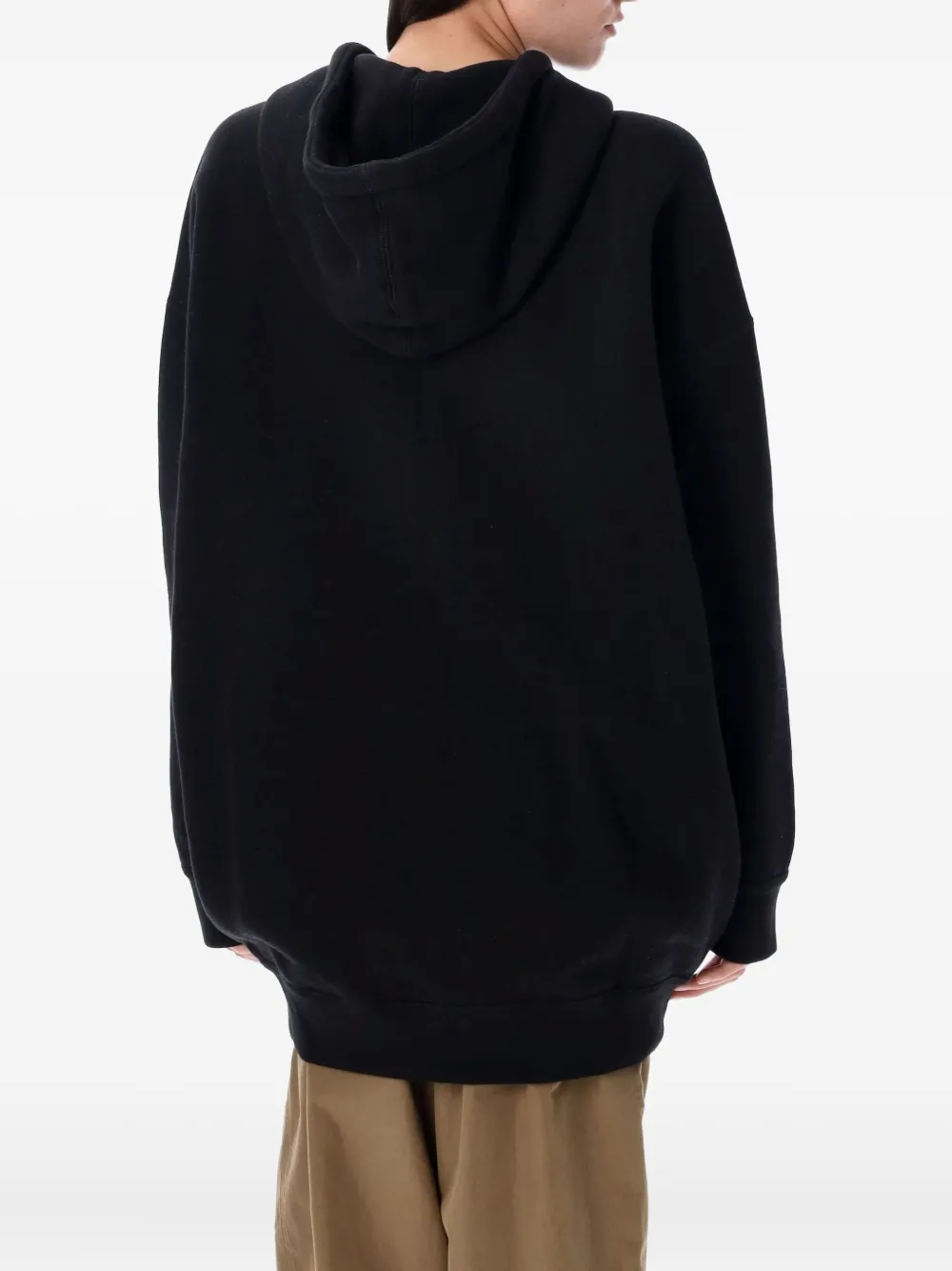 MARANT ÉTOILE zip-up hooded top - Zwart