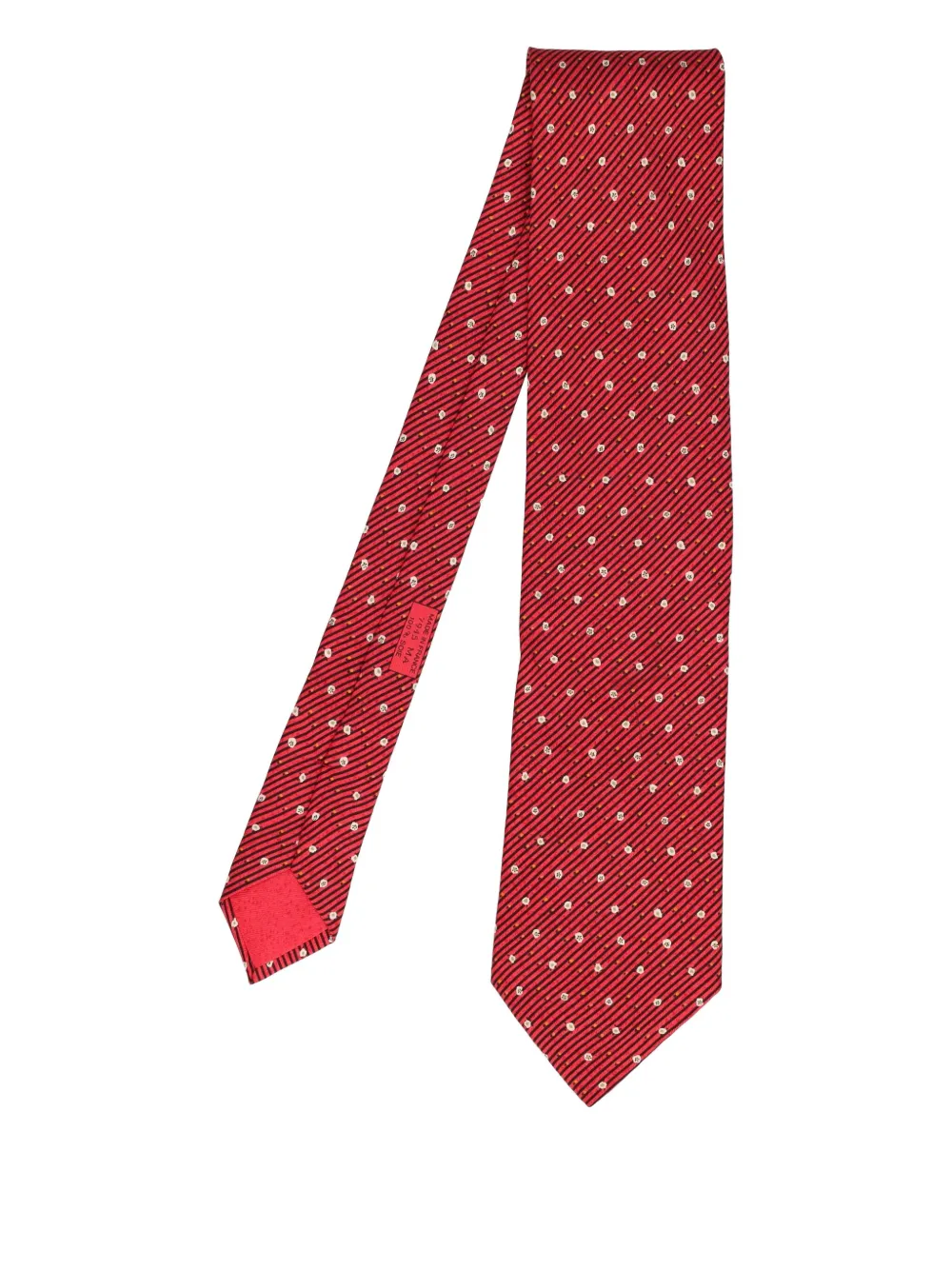 striped silk tie