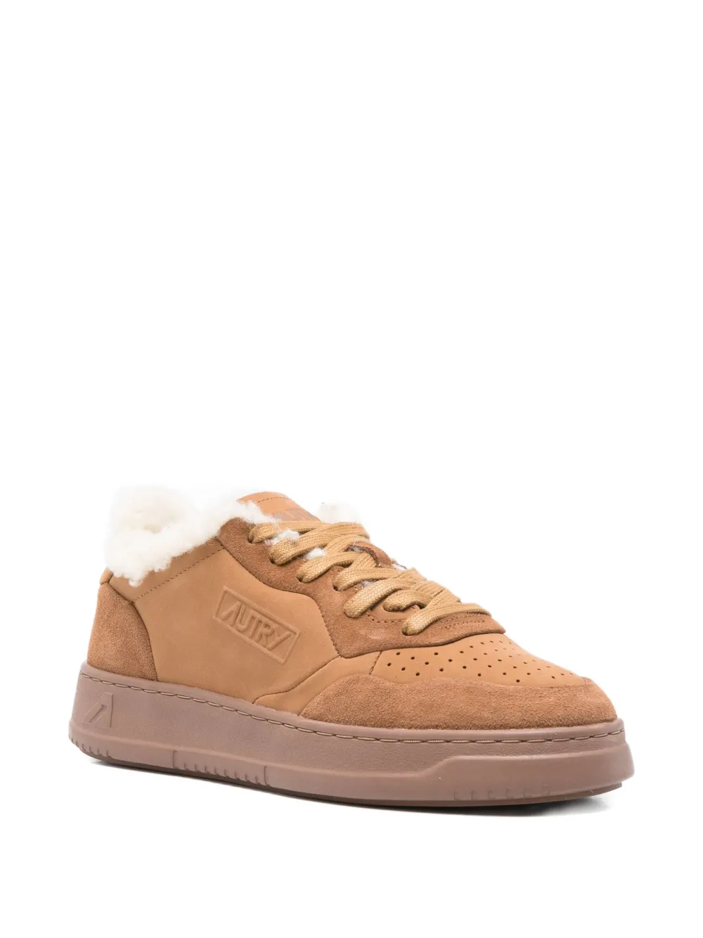 Autry Medialist lammy sneakers - Bruin