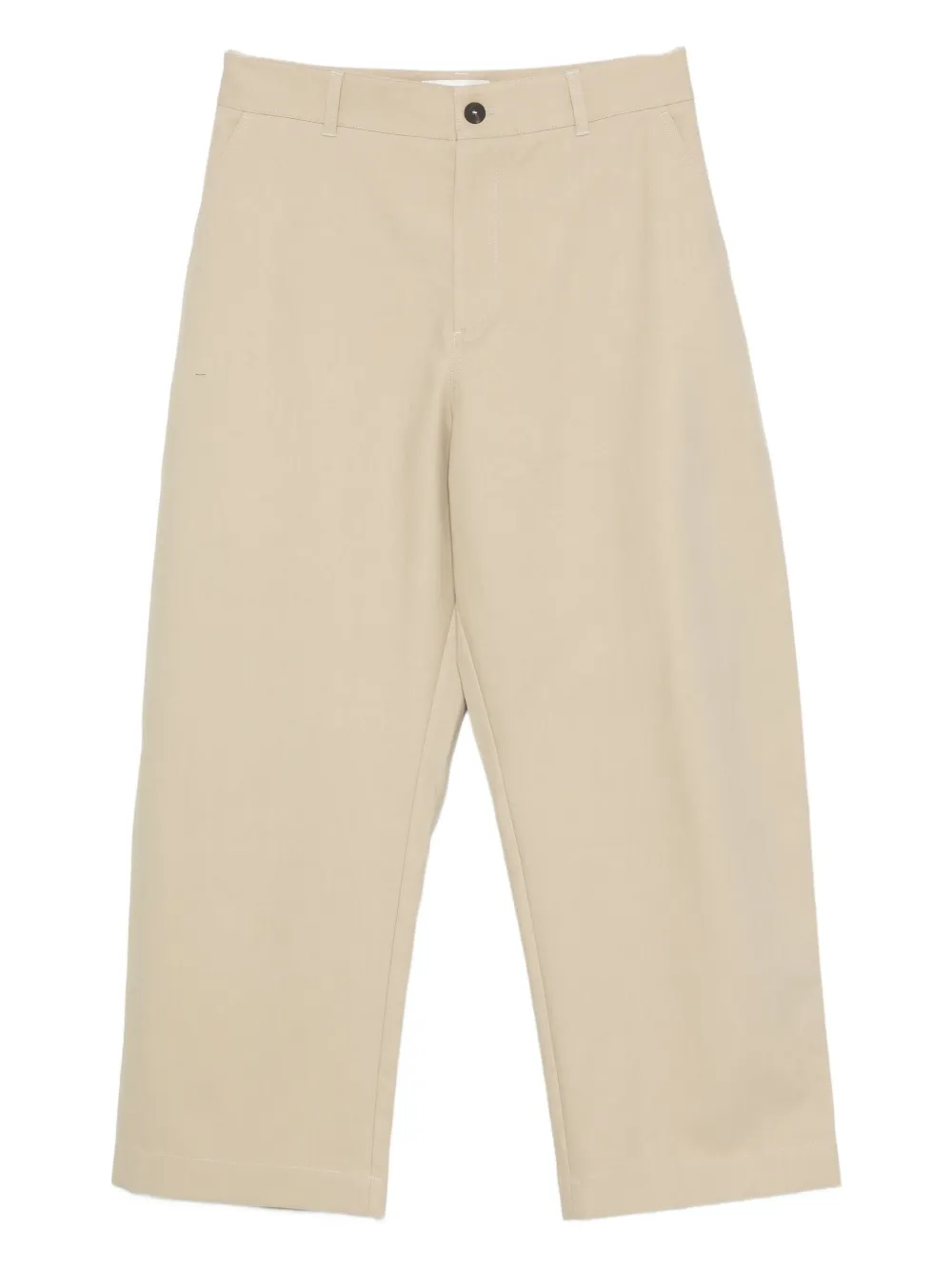 Studio Nicholson Broek met knoopsluiting Beige