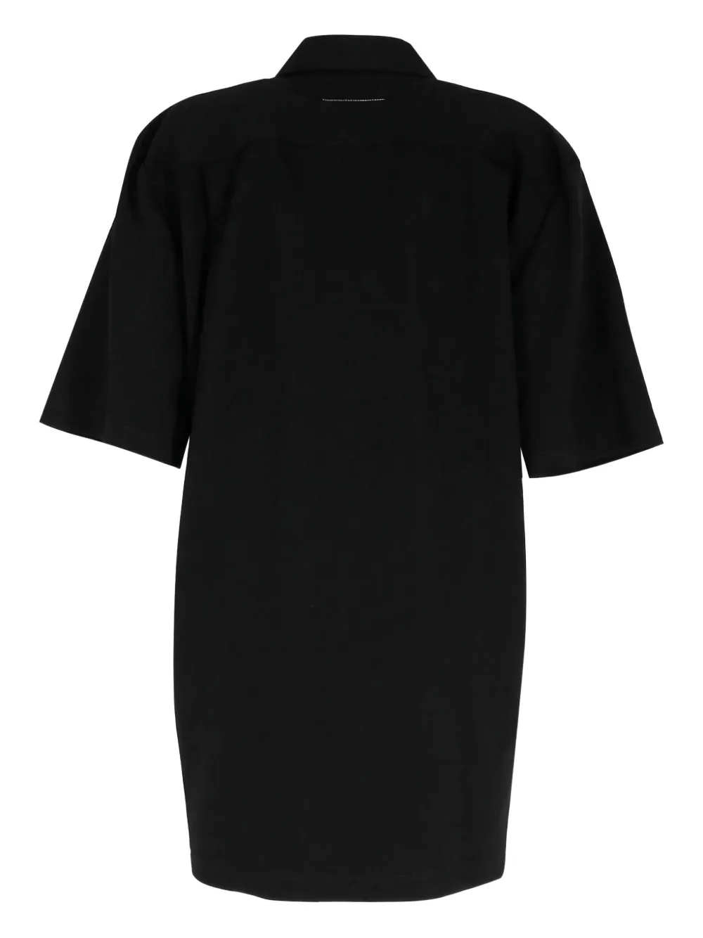 MM6 Maison Margiela short-sleeve pocket dress - Zwart