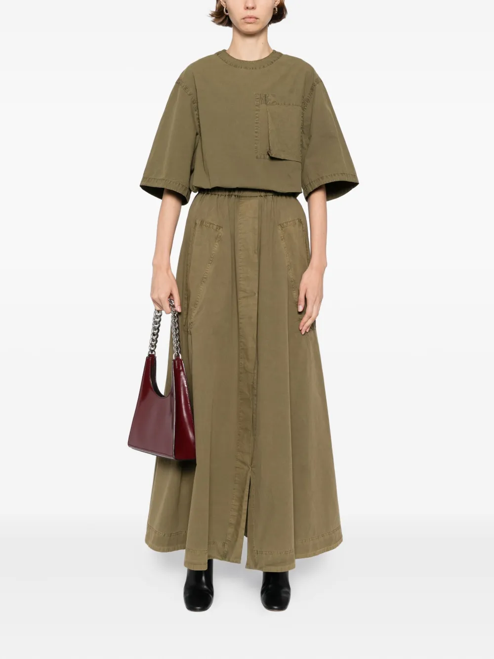 CO COLLECTION Parachute rok - Groen