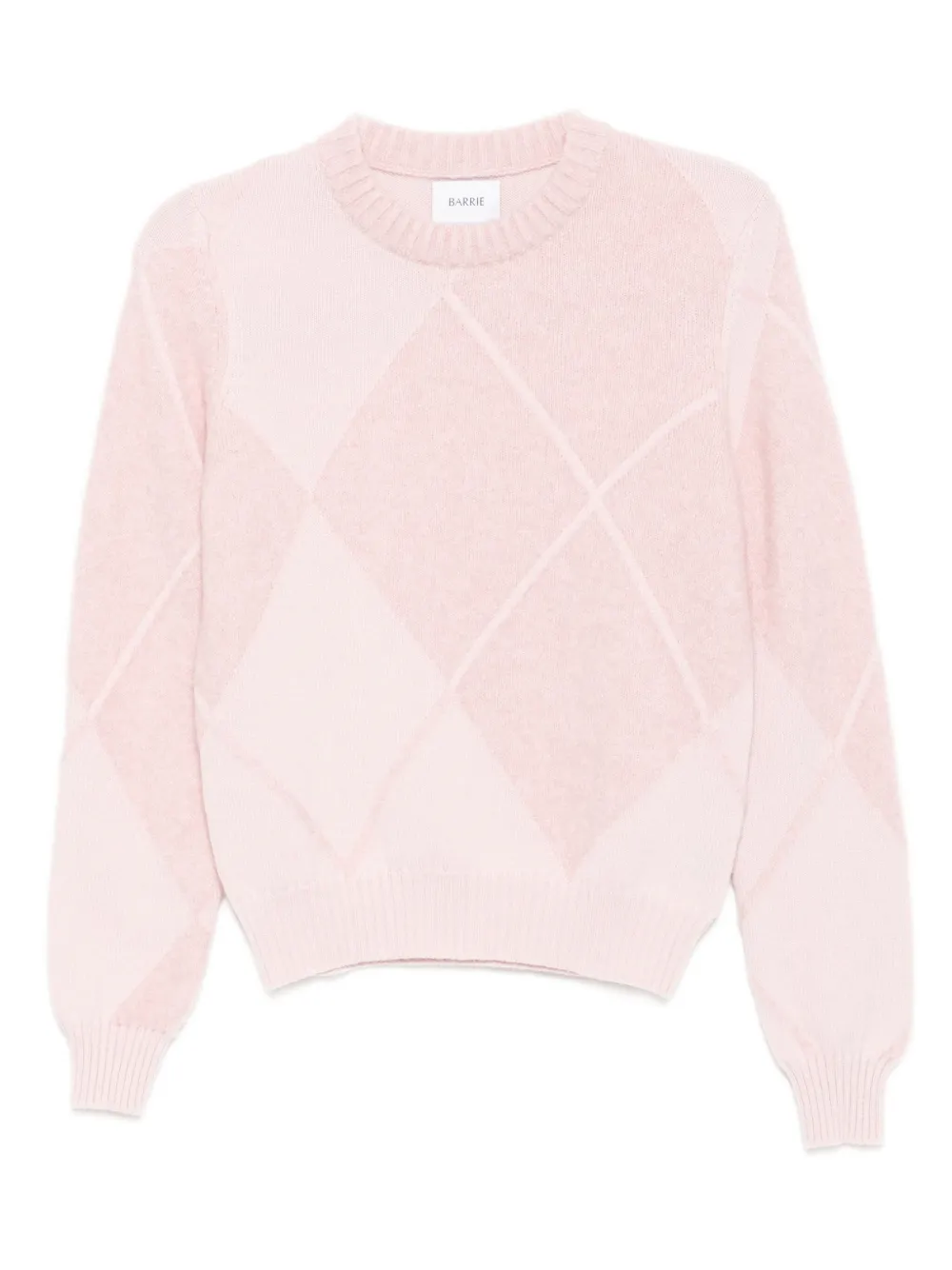 Barrie intarsia bouclé jumper | Pink | Image 1