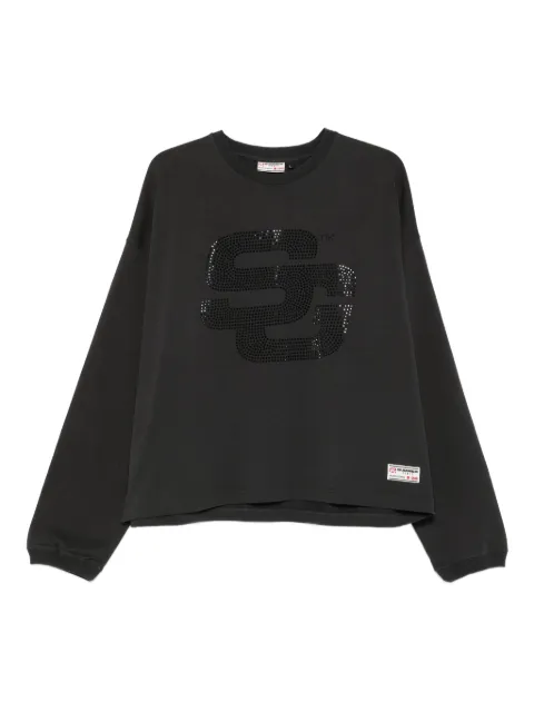 SUMMER GAMES rhinestone-embellished sweatshirt