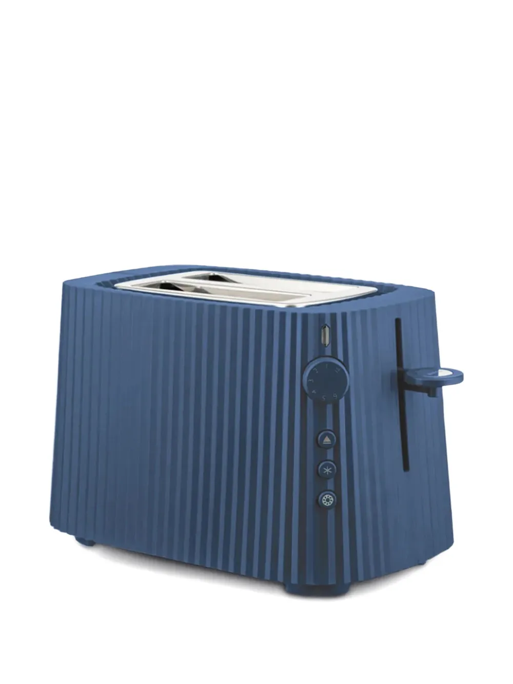 Alessi Ribbed Two-slice Toaster In Blue