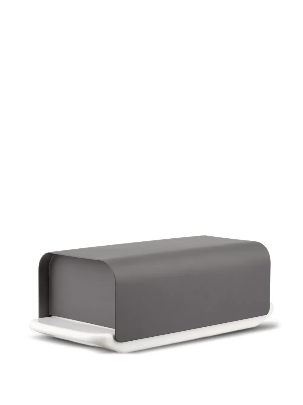  Alessi Metal-lid Butter Dish (7cm X 21 Cm) - Grey 