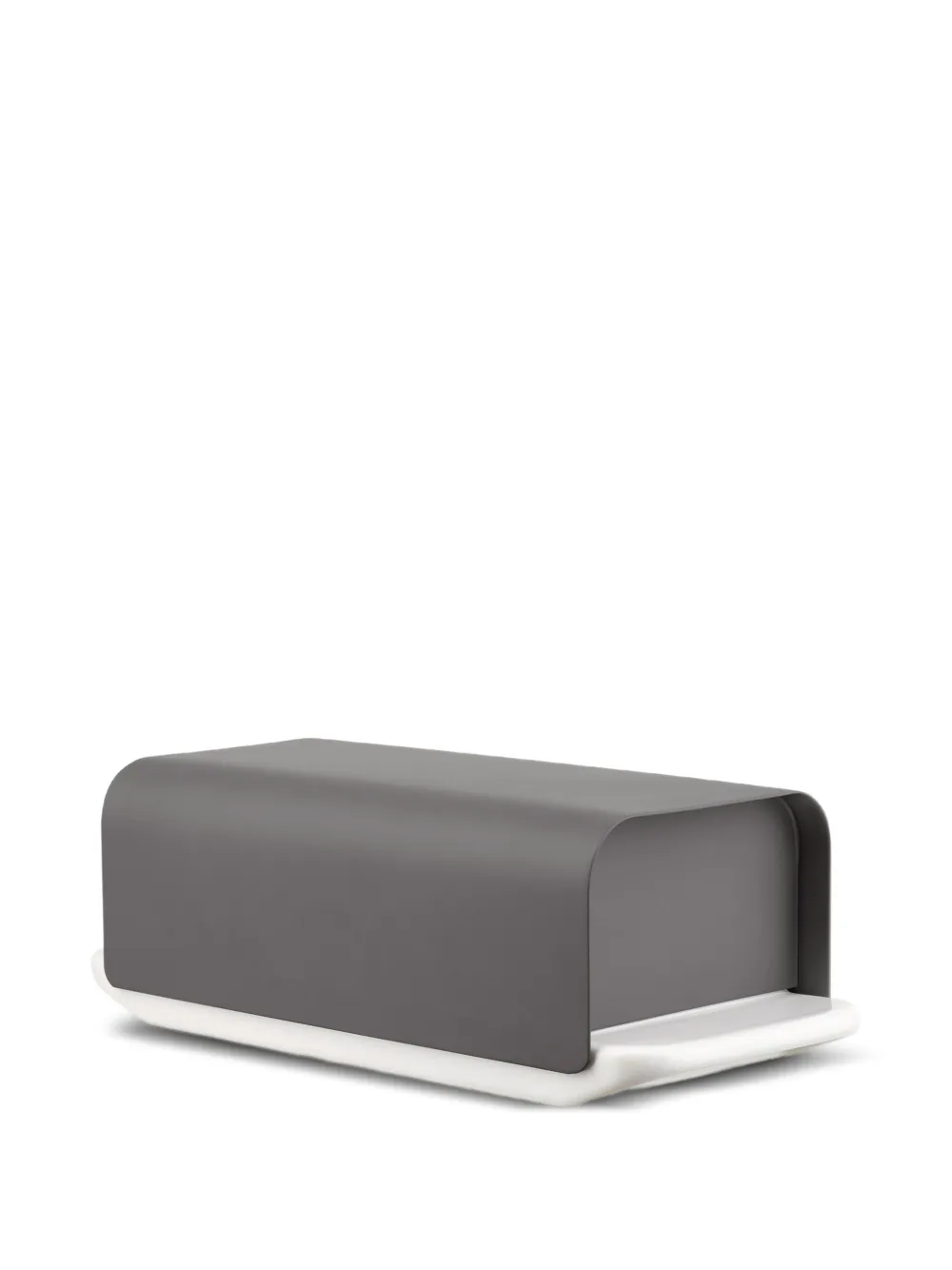 Alessi metal-lid butter dish (7cm x 21 cm) - Grigio
