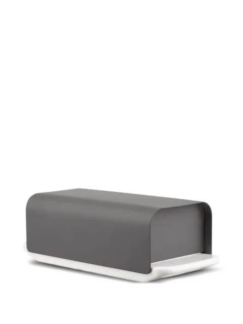 Alessi metal-lid butter dish (7cm x 21 cm)