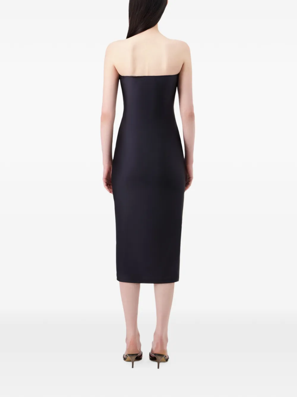 Coperni Midi-jurk met gespdetail Zwart