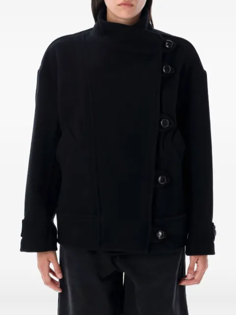 ISABEL MARANT Hanis high-neck button coat