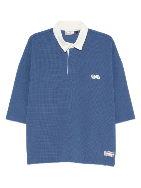 SUMMER GAMES logo-patch polo shirt
