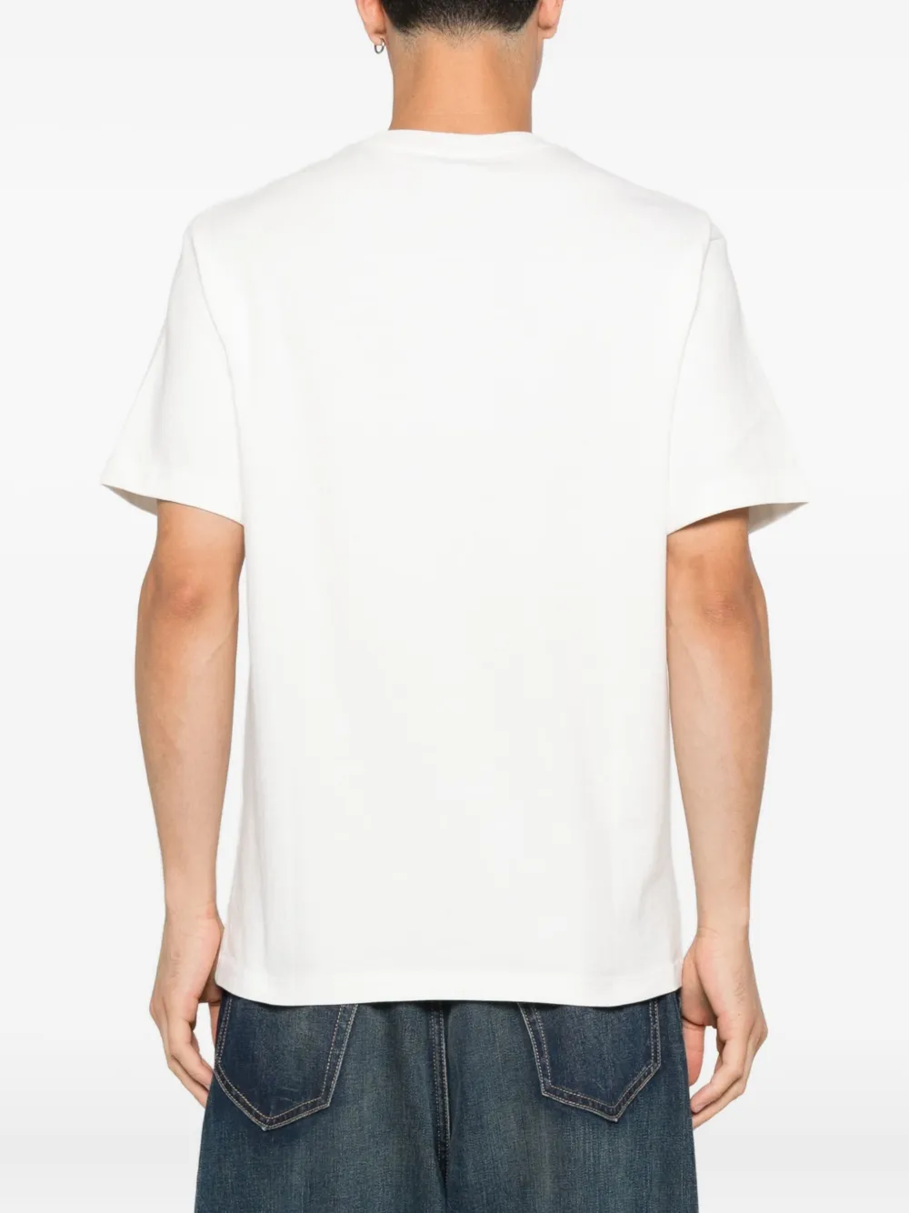Kenzo T-shirt met geborduurde tijger Wit