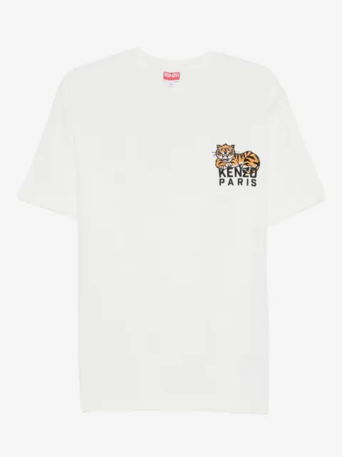Kenzo tiger-embroidered T-shirt