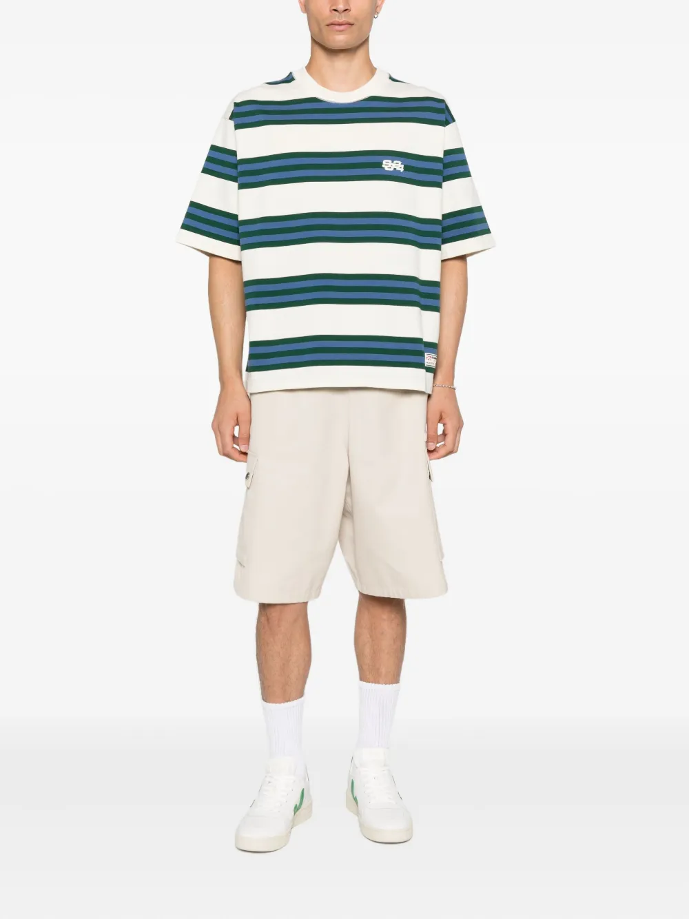 SUMMER GAMES striped organic cotton T-shirt | T-Shirts | Image 2